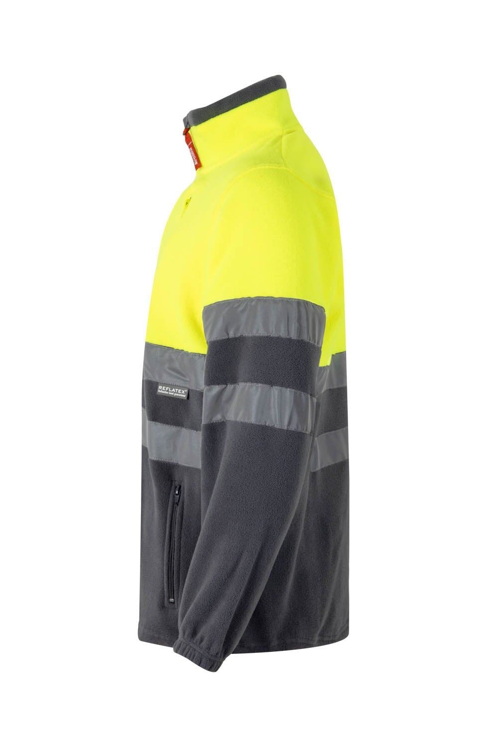 Giacca di pile bicolore