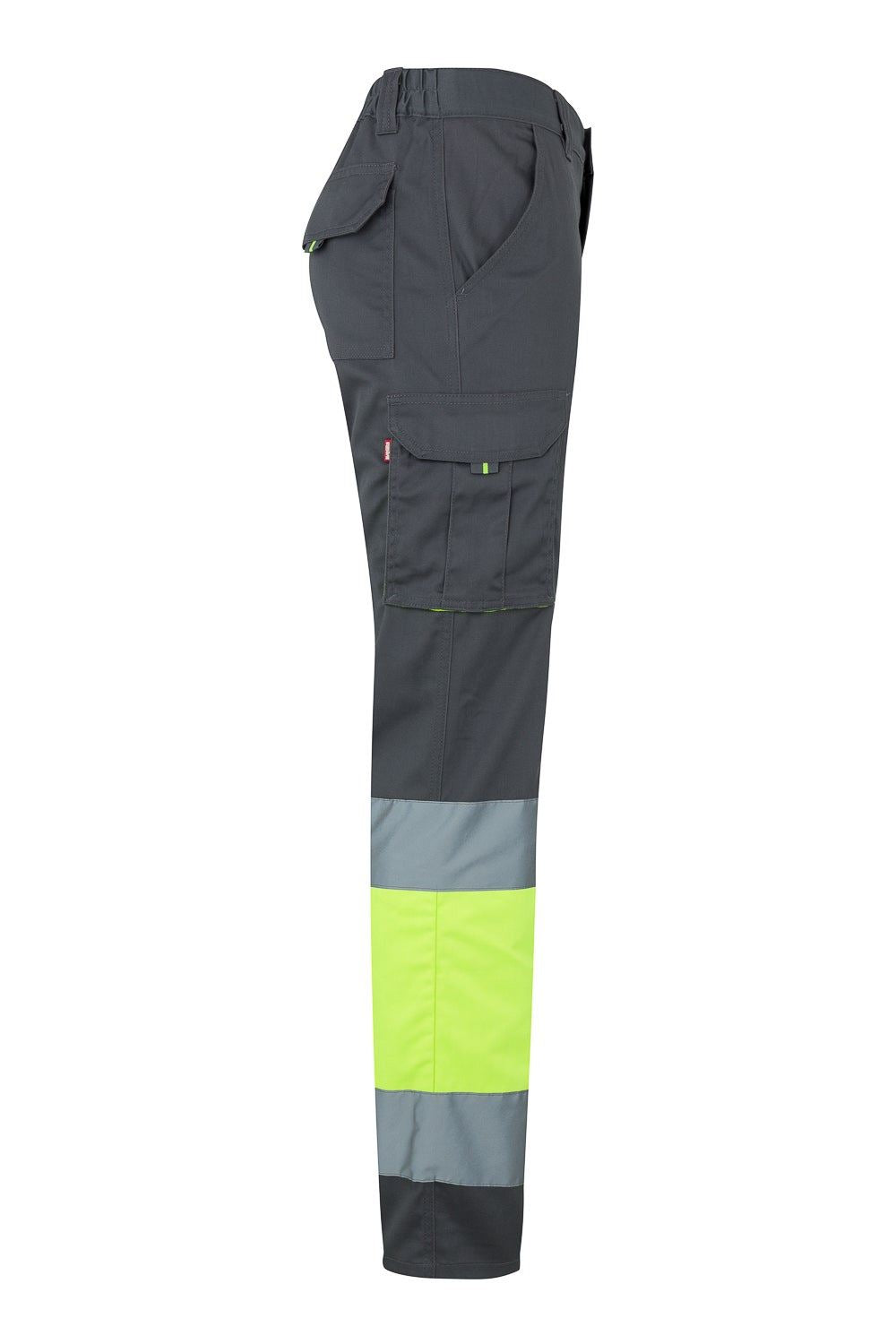 Pantaloni stretch bicolore multitasche