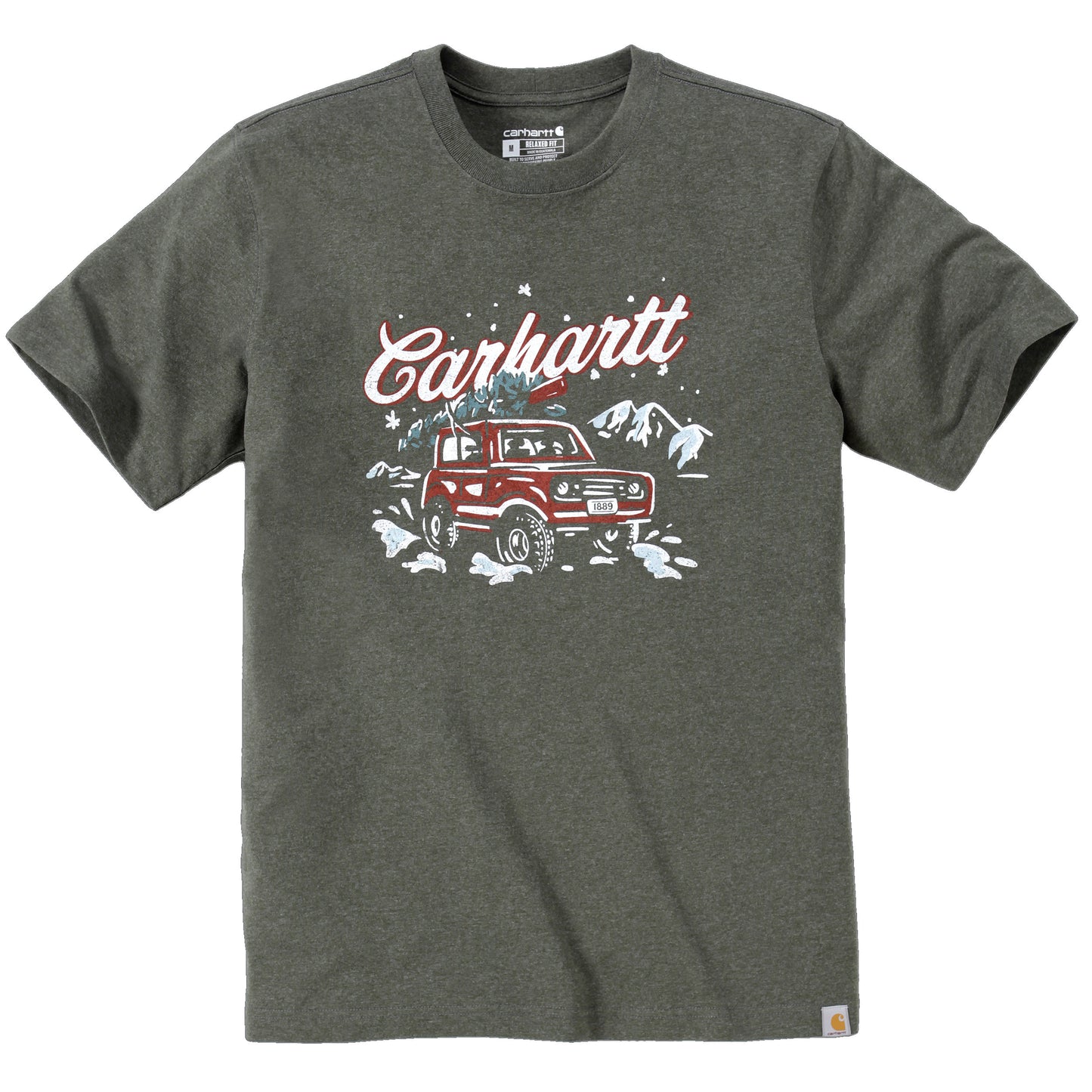 T-Shirt Uomo Carhartt BASIL HEATHER - BRONCO WINTER NEW 26