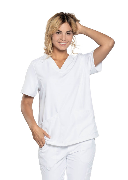 CASACCA SANITARIA NO STIRO DONNA SIGGI NEW - Bianco