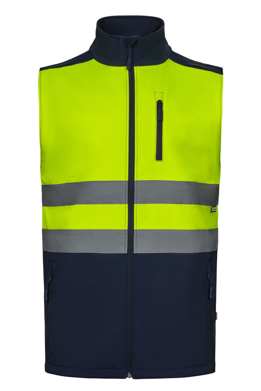 Gilet soft shell bicolore