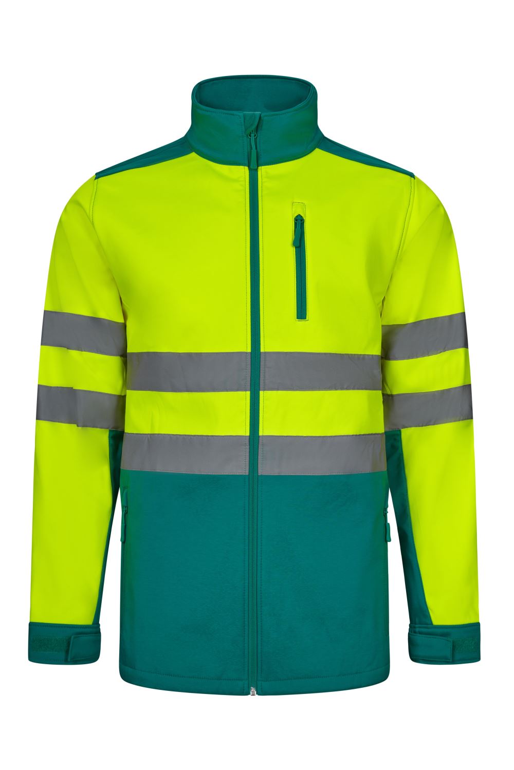 Giacca soft shell bicolore