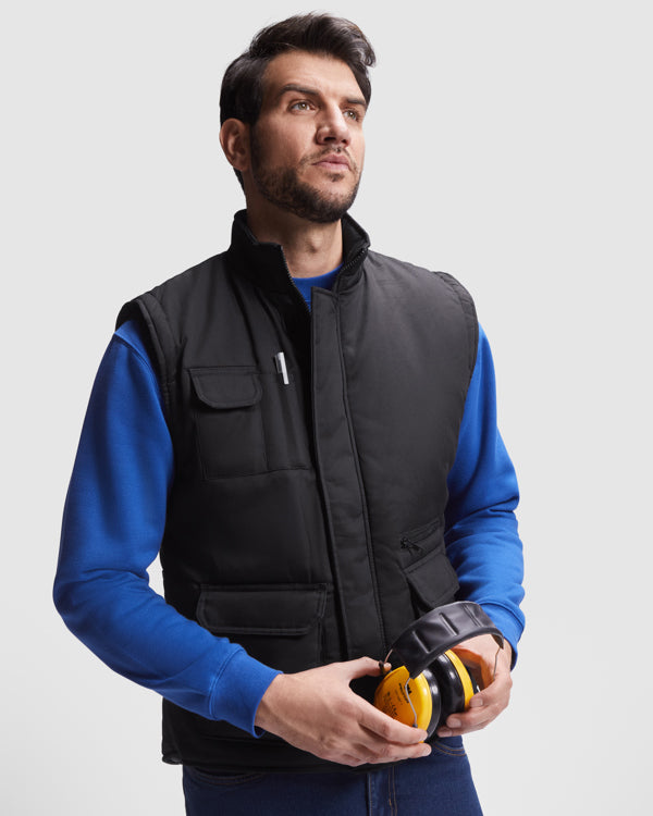Gilet Imbottito Multitasca ALMANZOR Roly - Nero [1]