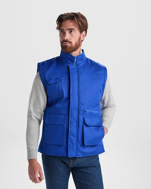 Gilet Imbottito Multitasca ALMANZOR Roly - Royal Blue [1]