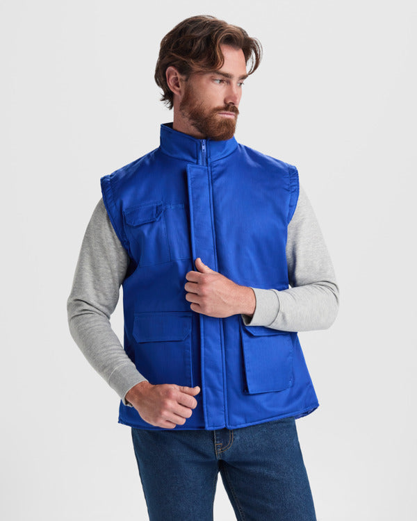 Gilet Imbottito Multitasca ALMANZOR Roly - Royal Blue [3]