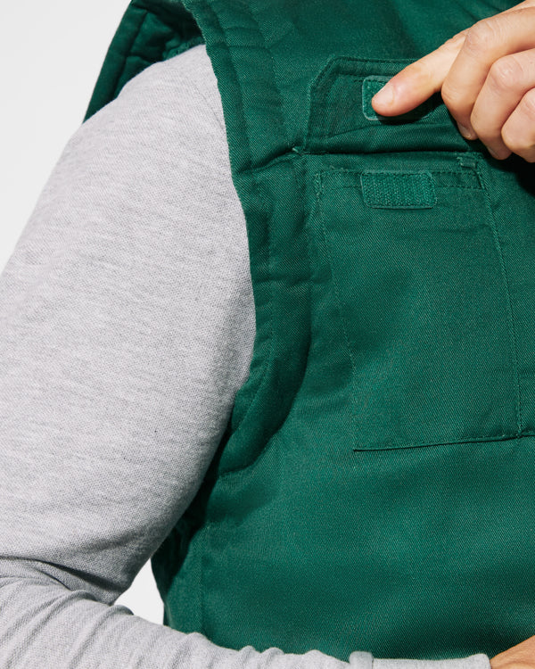 Gilet Imbottito Multitasca ALMANZOR Roly - Verde Bottiglia [3]