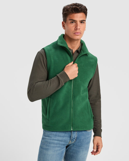 Gilet in Pile NEW BELLAGIO Roly - Verde Bottiglia [1]