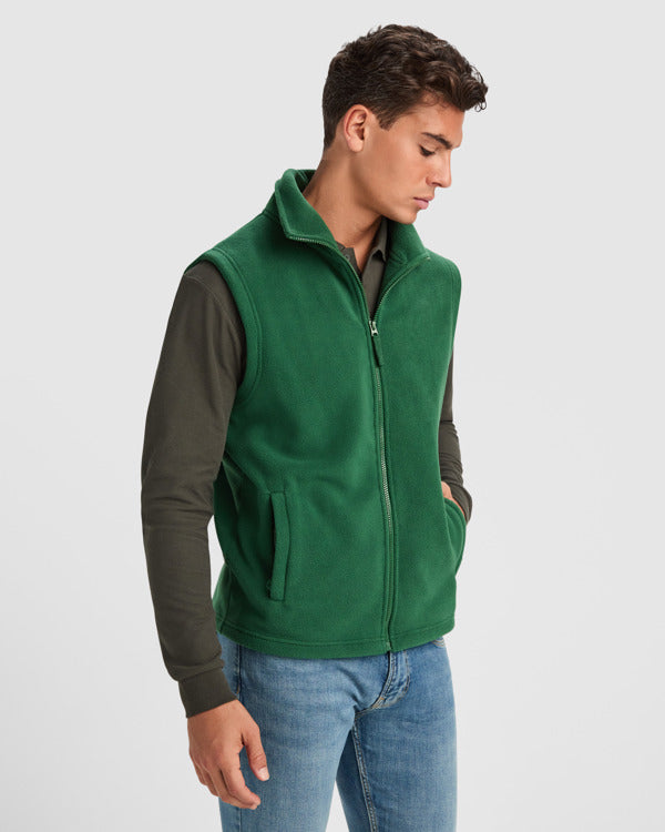 Gilet in Pile NEW BELLAGIO Roly - Verde Bottiglia [3]