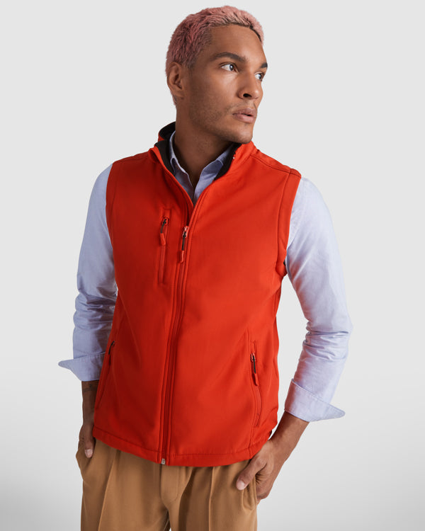 Gilet Softshell QUEBEC Roly - Rosso [1]