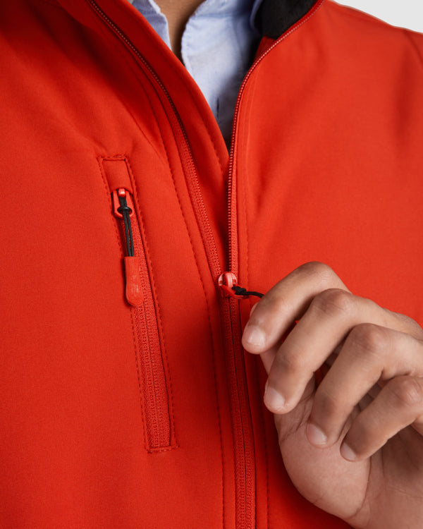 Gilet Softshell QUEBEC Roly - Rosso [3]
