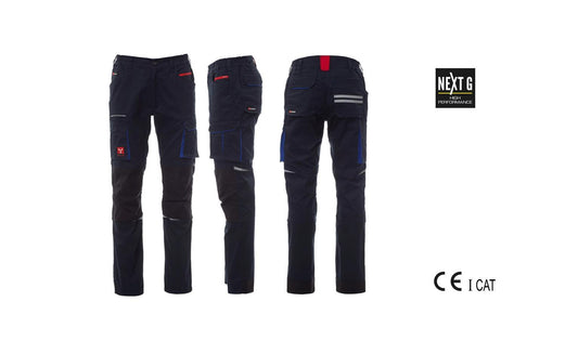 Pantalone PAYPER NEXT 400 Unisex Stretch - Blu Navy/Nero [1]