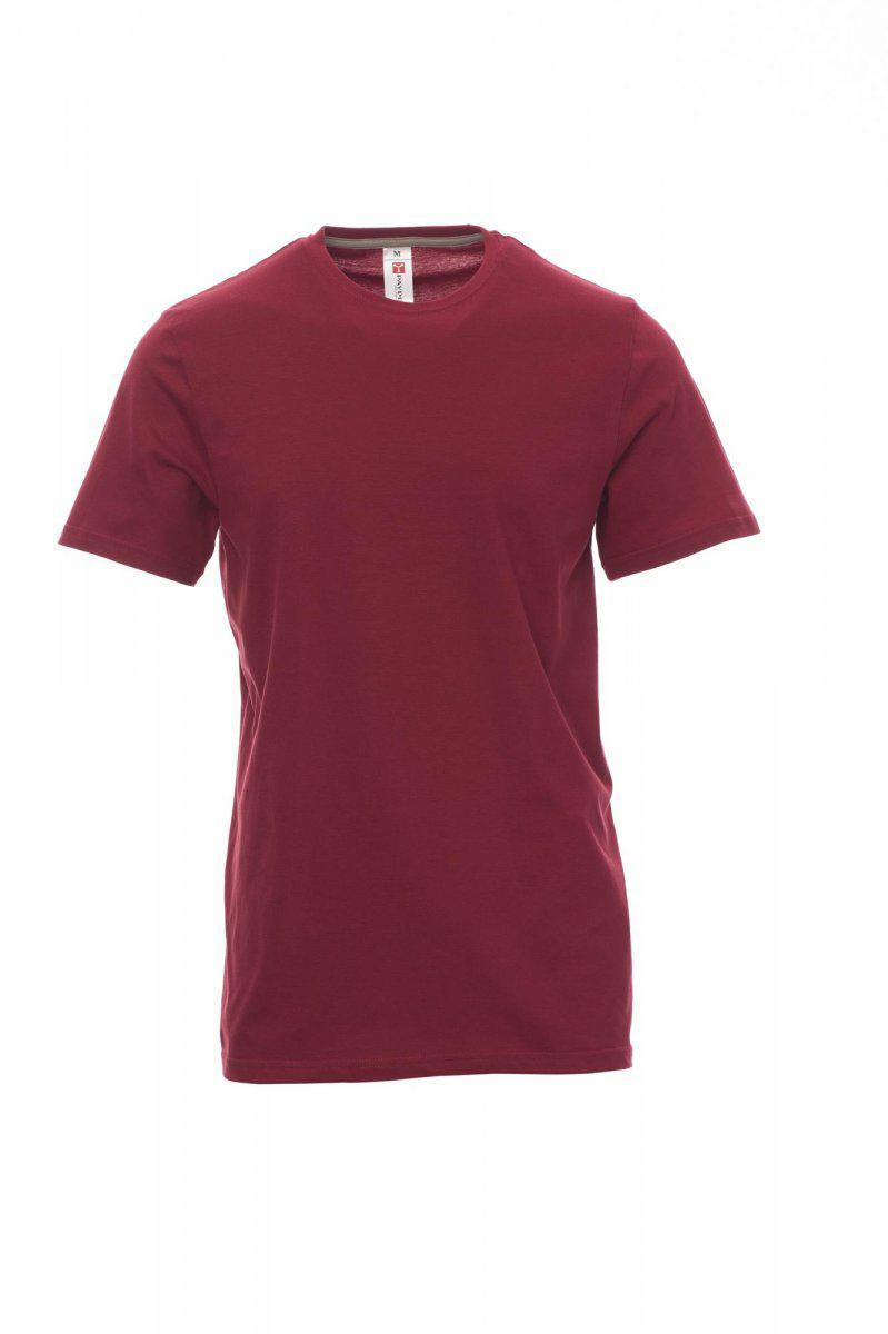 T-Shirt PAYPER SUNSET Manica Corta 160 gr - Bordeaux [1]
