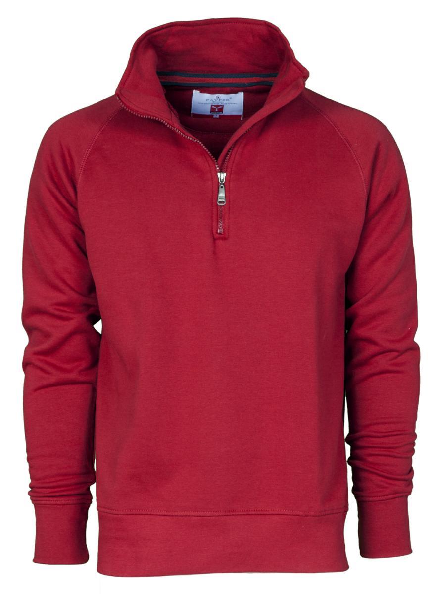 Felpa PAYPER MIAMI Mezza Zip 300 gr - Bordeaux [1]