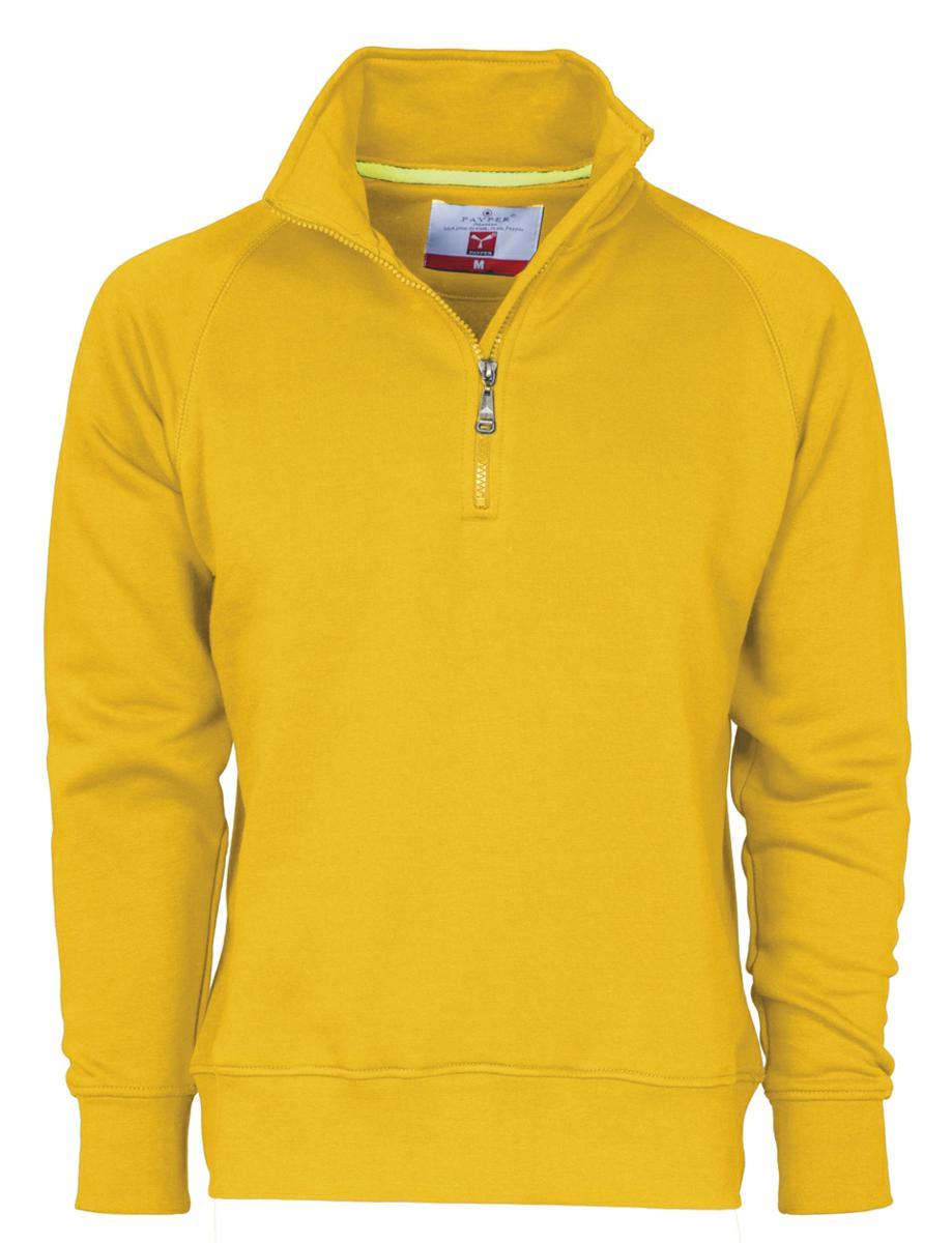 Felpa PAYPER MIAMI Mezza Zip 300 gr - Giallo [1]