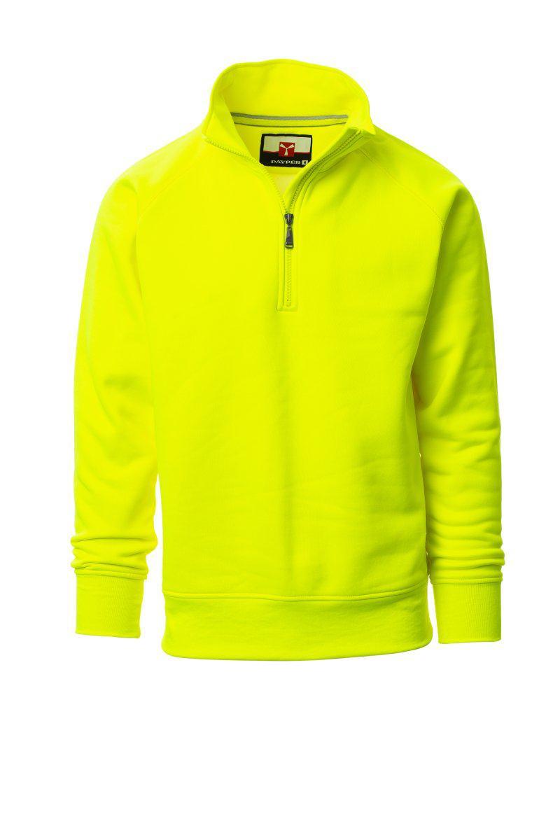 Felpa PAYPER MIAMI Mezza Zip 300 gr - Giallo Fluo [1]