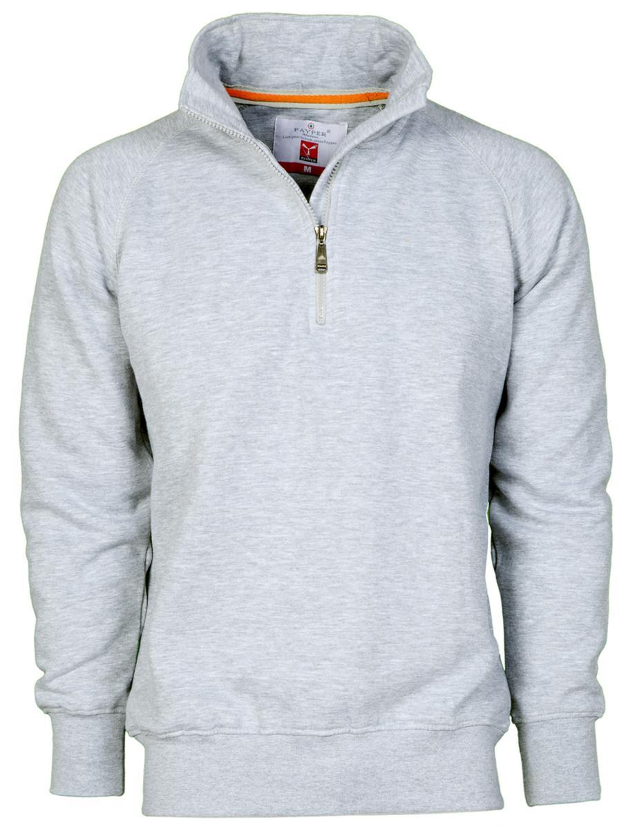 Felpa PAYPER MIAMI Mezza Zip 300 gr - Grigio Melange [1]