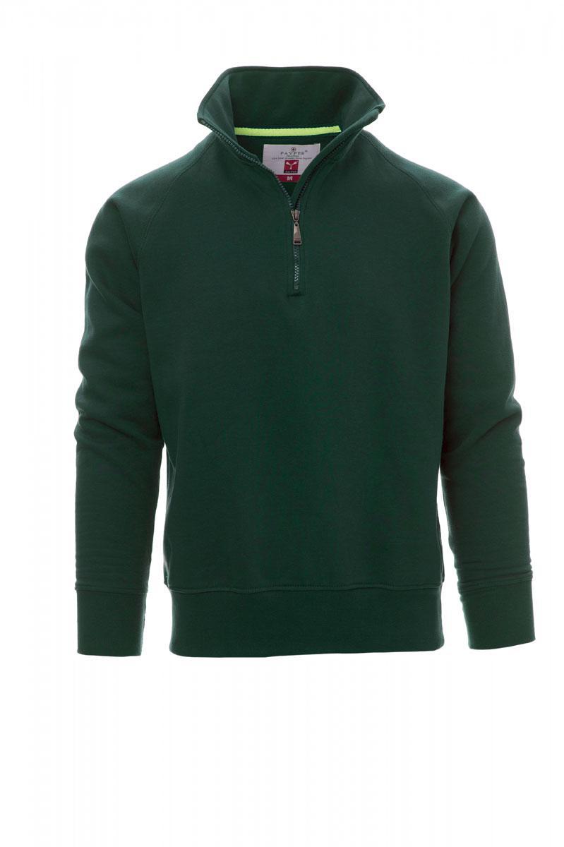 Felpa PAYPER MIAMI Mezza Zip 300 gr - Verde [1]