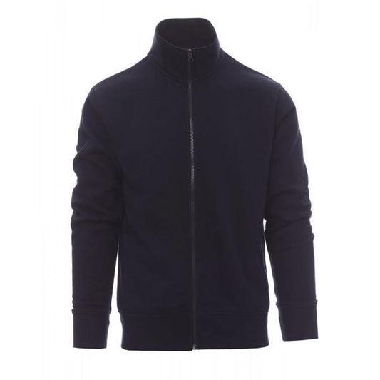 Felpa PAYPER HOUSTON Full Zip con Tasche a Filo - Blu Navy [1]