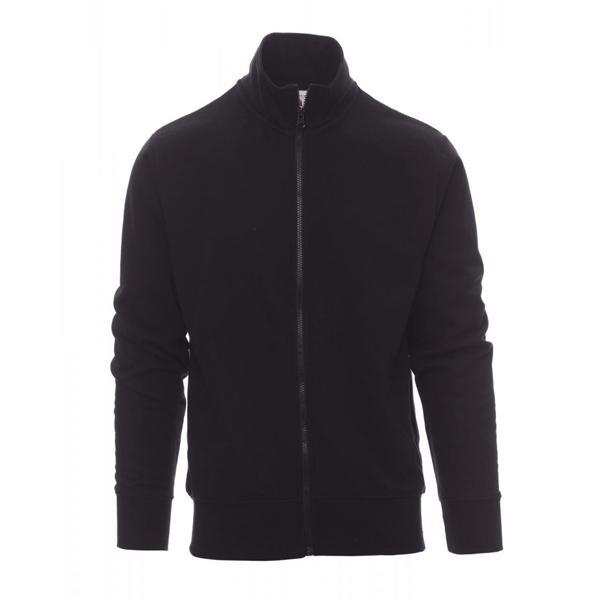 Felpa PAYPER HOUSTON Full Zip con Tasche a Filo - Nero [1]