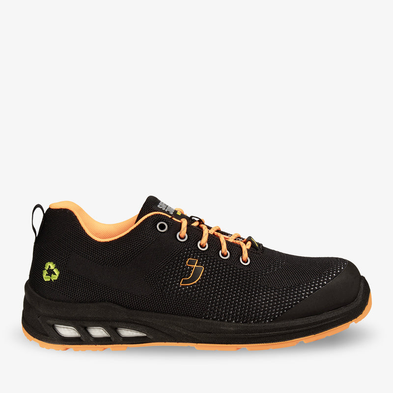 Scarpa Antinfortunistica ECOFITZ S1P Safety Jogger - Nero/Giallo [1]