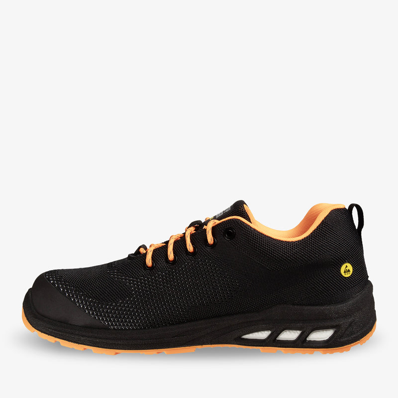 Scarpa Antinfortunistica ECOFITZ S1P Safety Jogger - Nero/Giallo [2]