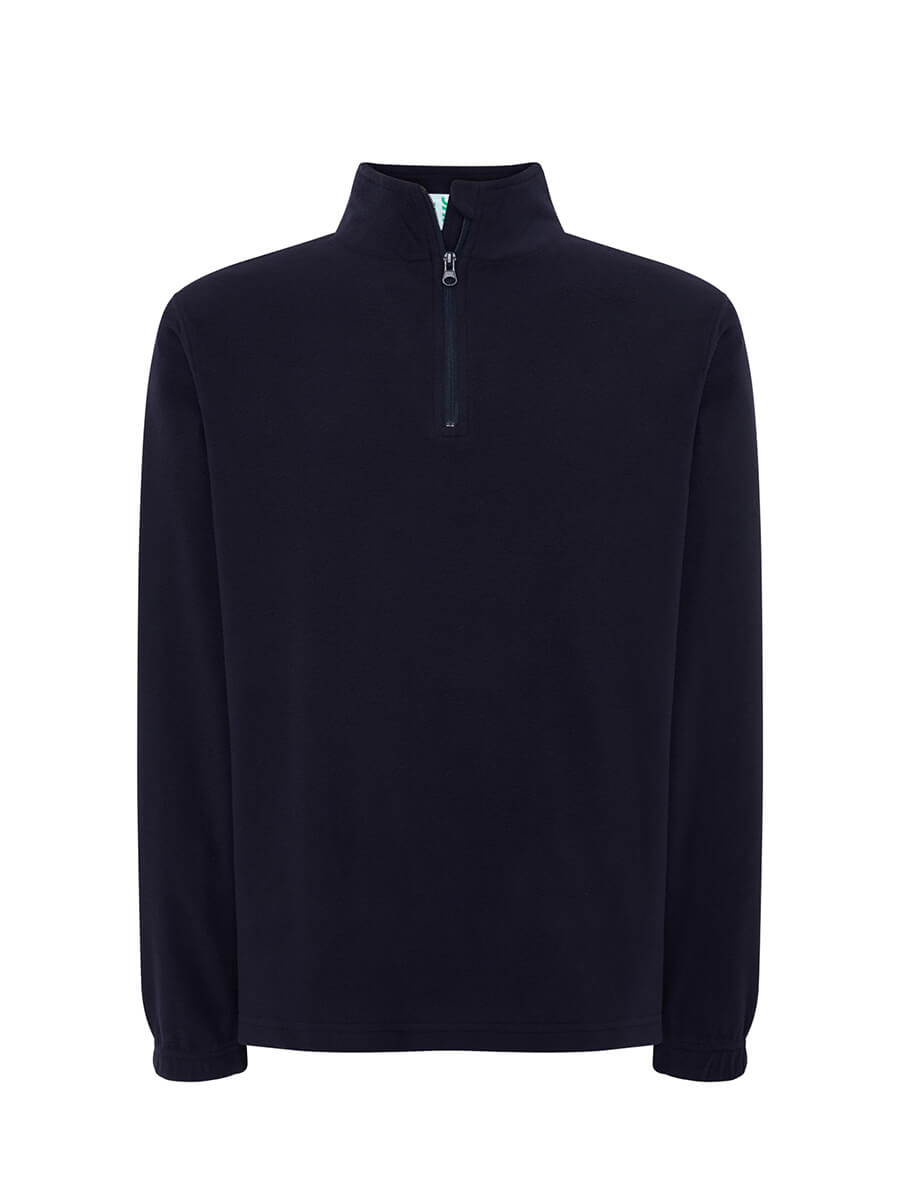 Micropile Unisex Mezza Zip - Blu Navy [1]