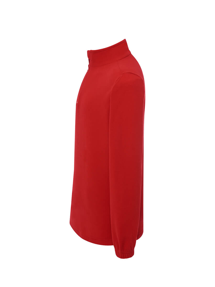 Micropile Unisex Mezza Zip - Rosso [2]