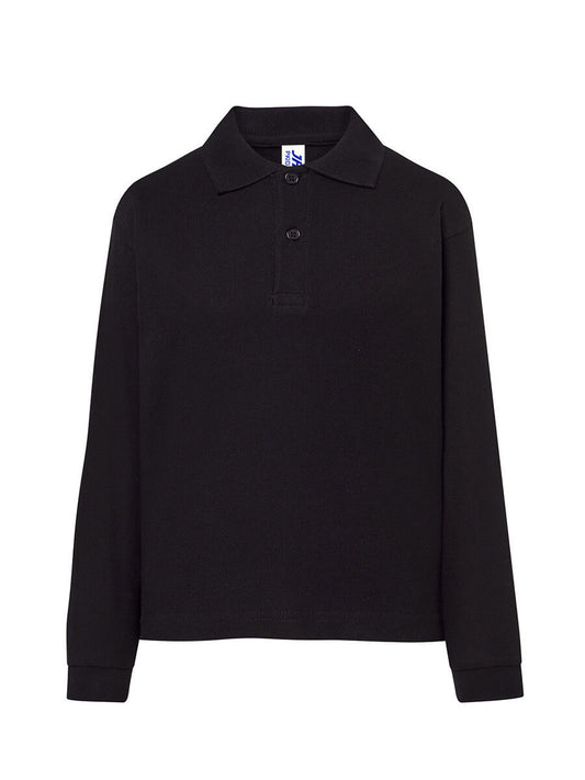 Polo Manica Lunga Bambino - Nero [1]