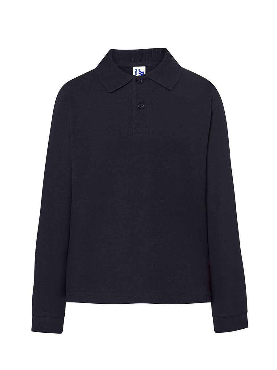 Polo Manica Lunga Bambino - Blu Navy [1]