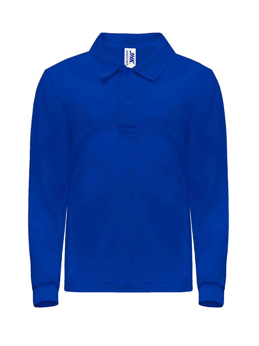 Polo Manica Lunga Bambino - Royal Blue [1]