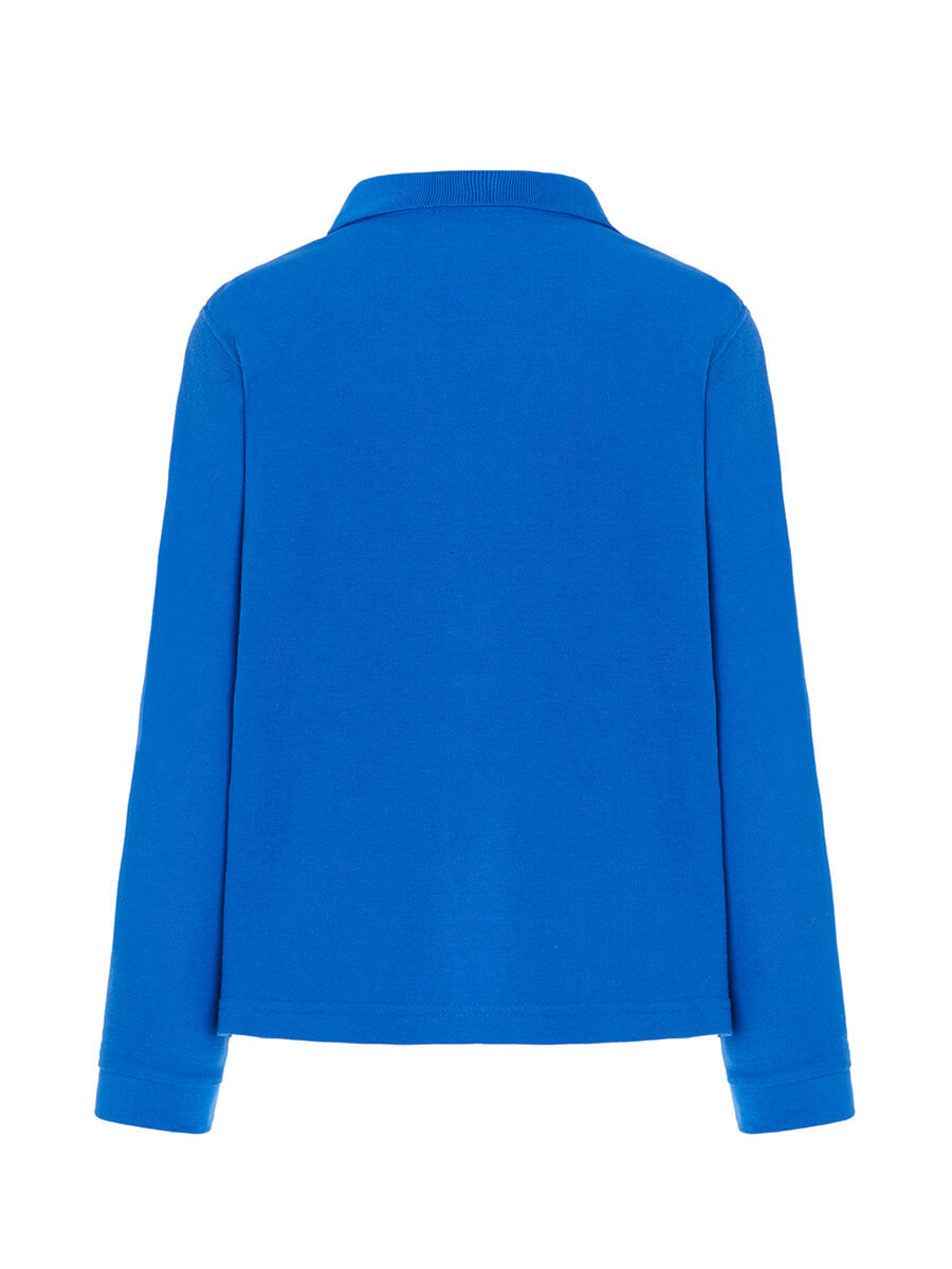 Polo Manica Lunga Bambino - Royal Blue [3]