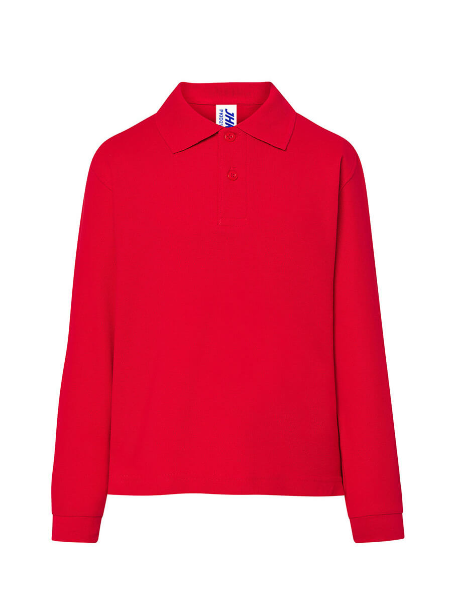 Polo Manica Lunga Bambino - Rosso [1]