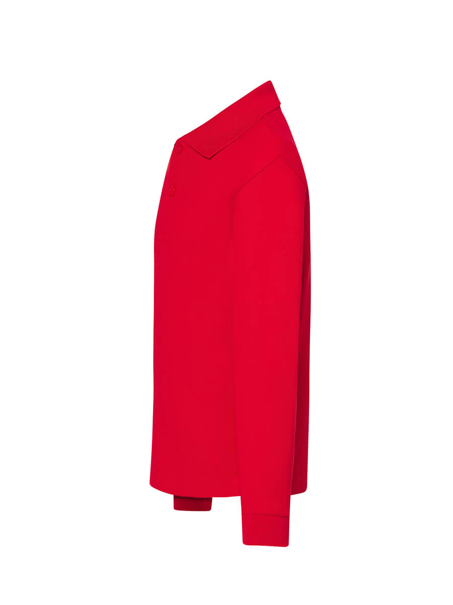 Polo Manica Lunga Bambino - Rosso [2]
