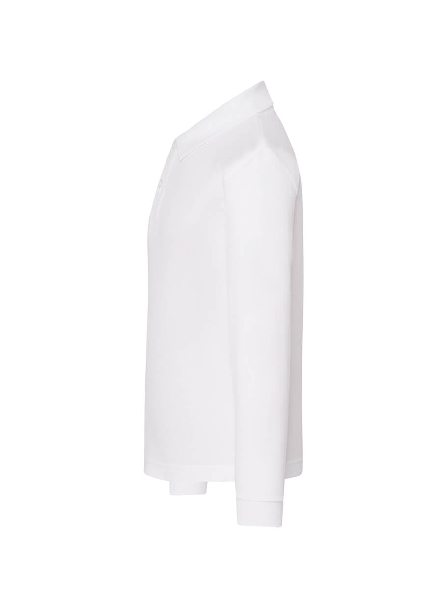 Polo Manica Lunga Bambino - Bianco [2]