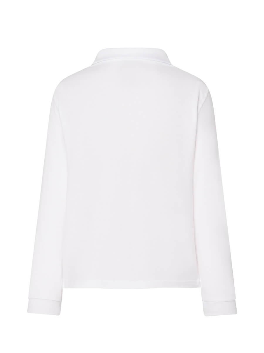 Polo Manica Lunga Bambino - Bianco [3]