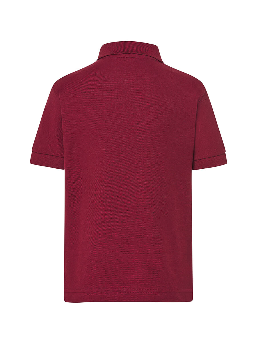 Polo Manica Corta Bambino - Burgundy [3]