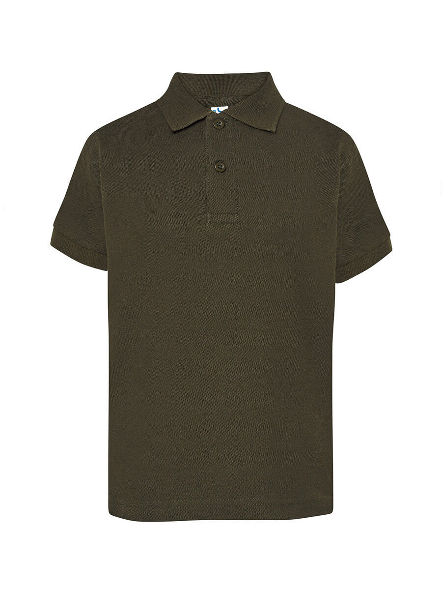Polo Manica Corta Bambino - Verde Foresta [1]