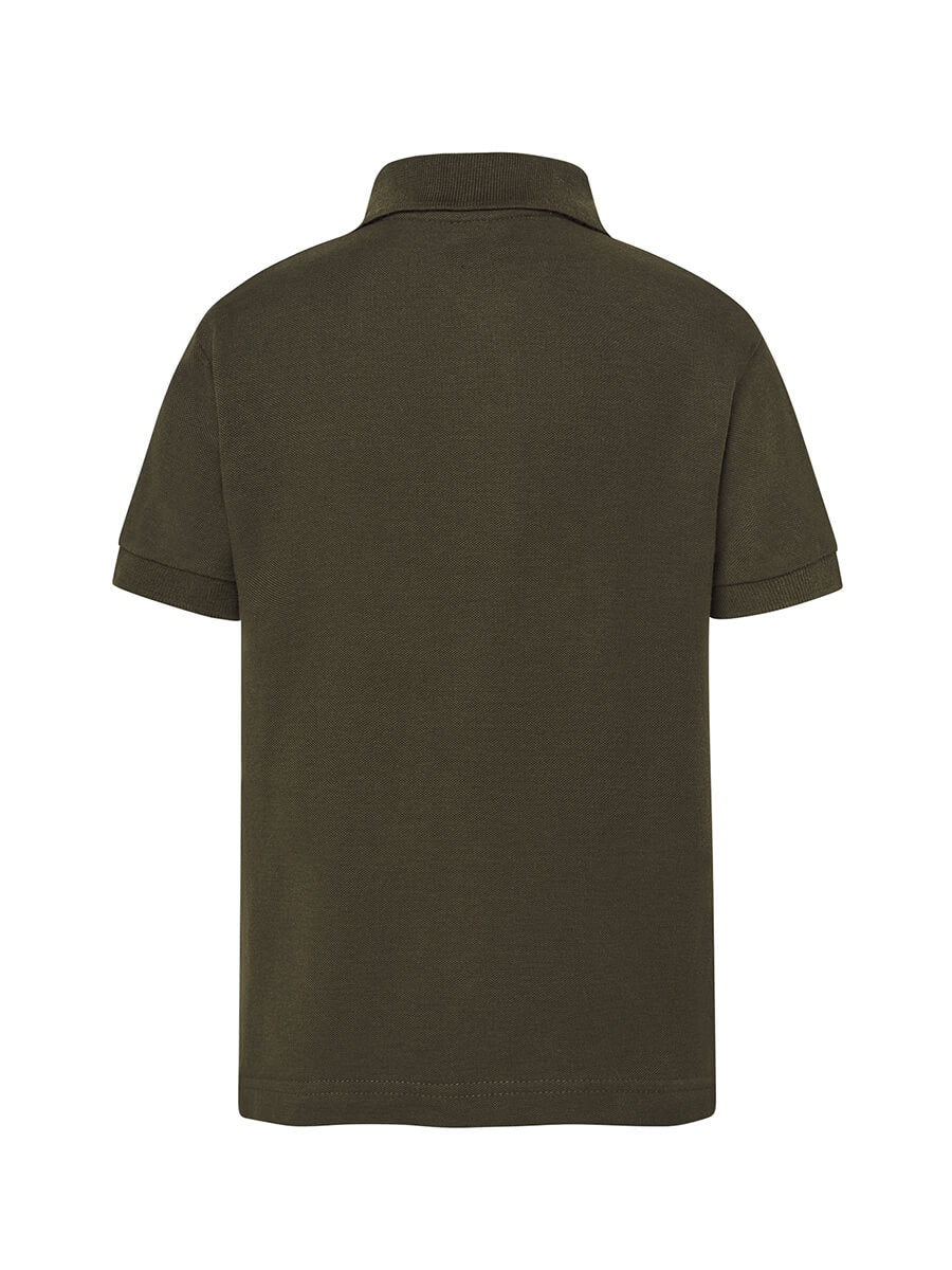 Polo Manica Corta Bambino - Verde Foresta [3]