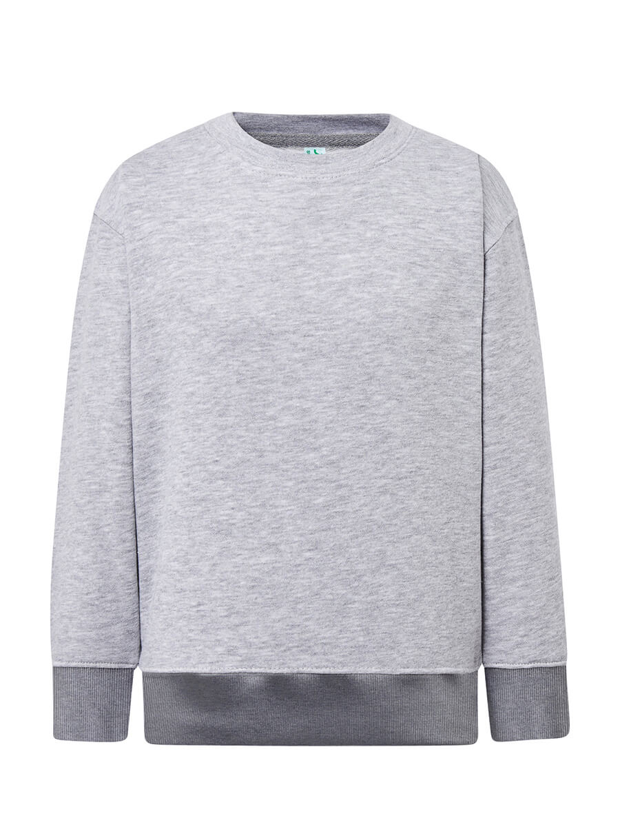 Felpa Bambino Girocollo Premium - Grigio Cenere [1]