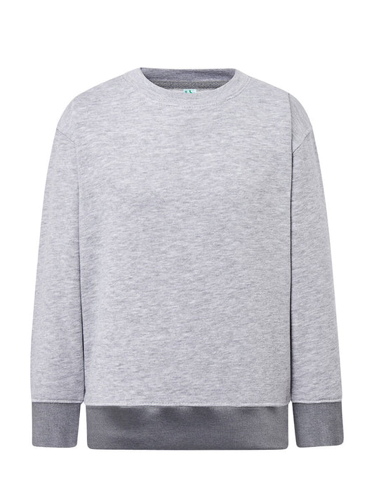 Felpa Bambino Girocollo Premium - Grigio Cenere [1]