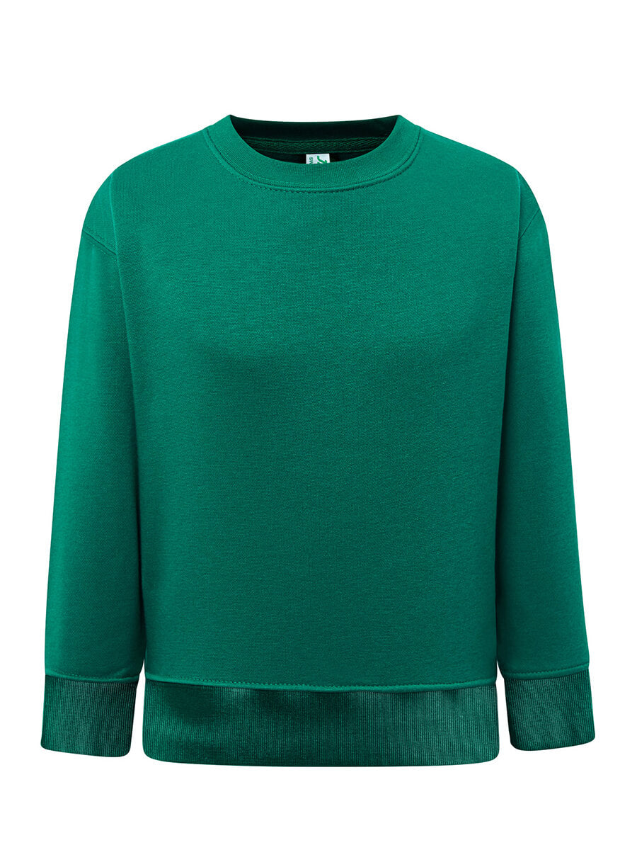 Felpa Bambino Girocollo Premium - Verde Kelly [1]