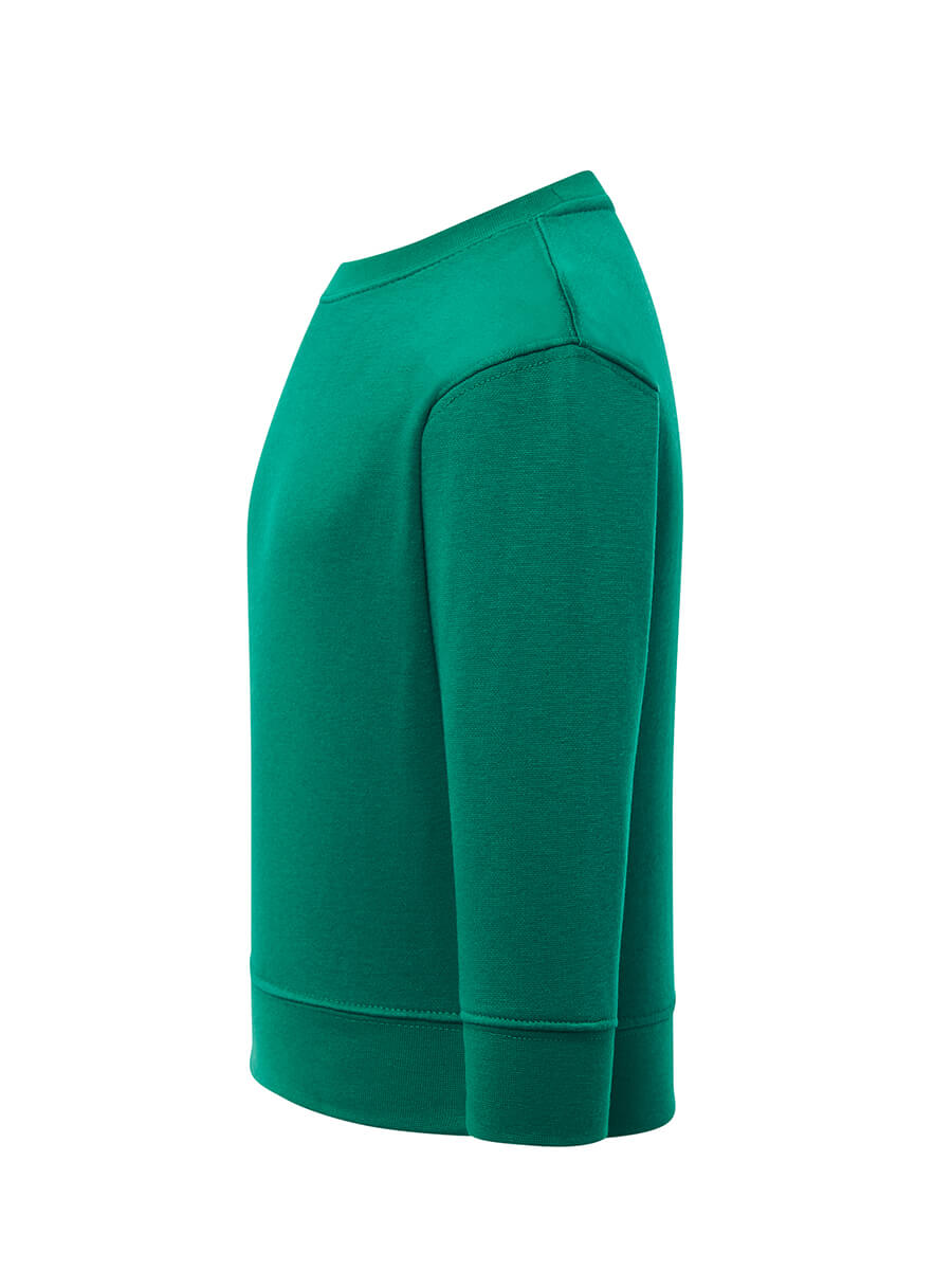 Felpa Bambino Girocollo Premium - Verde Kelly [2]