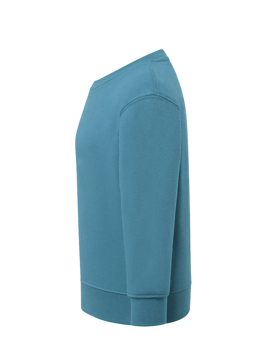Felpa Bambino Girocollo Premium - Blu Petrolio [2]