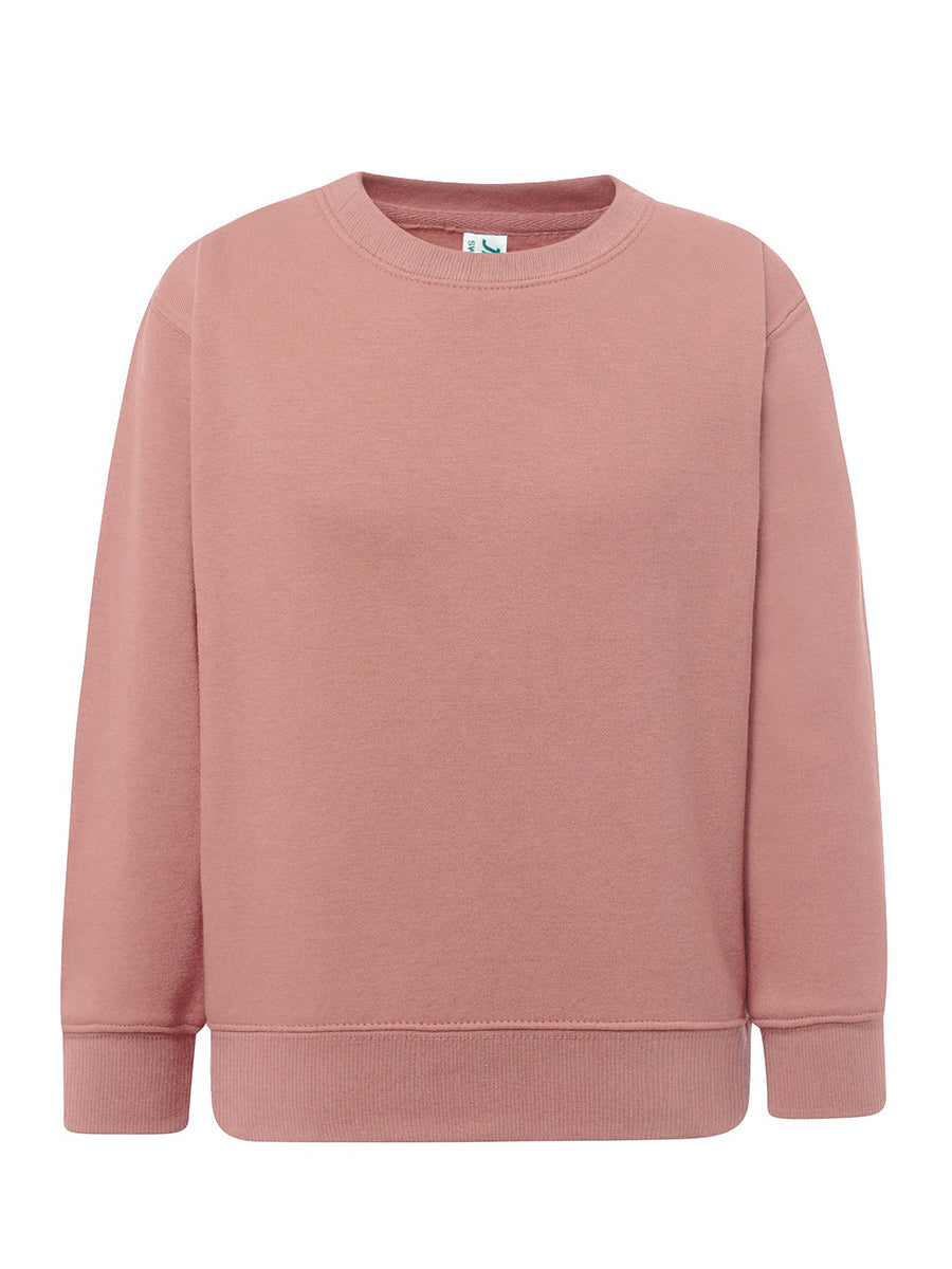 Felpa Bambino Girocollo Premium - Rosa Vintage [1]