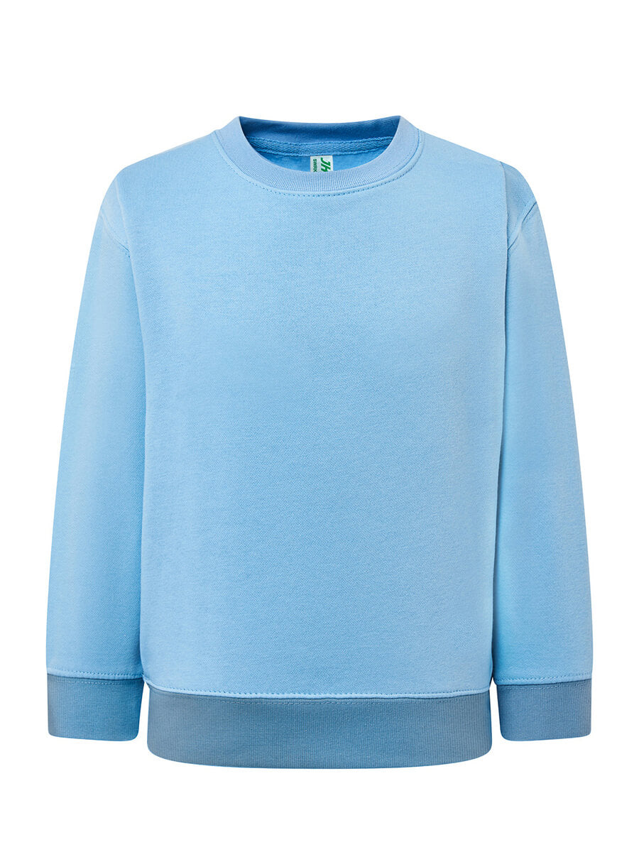 Felpa Bambino Girocollo Premium - Celeste [1]