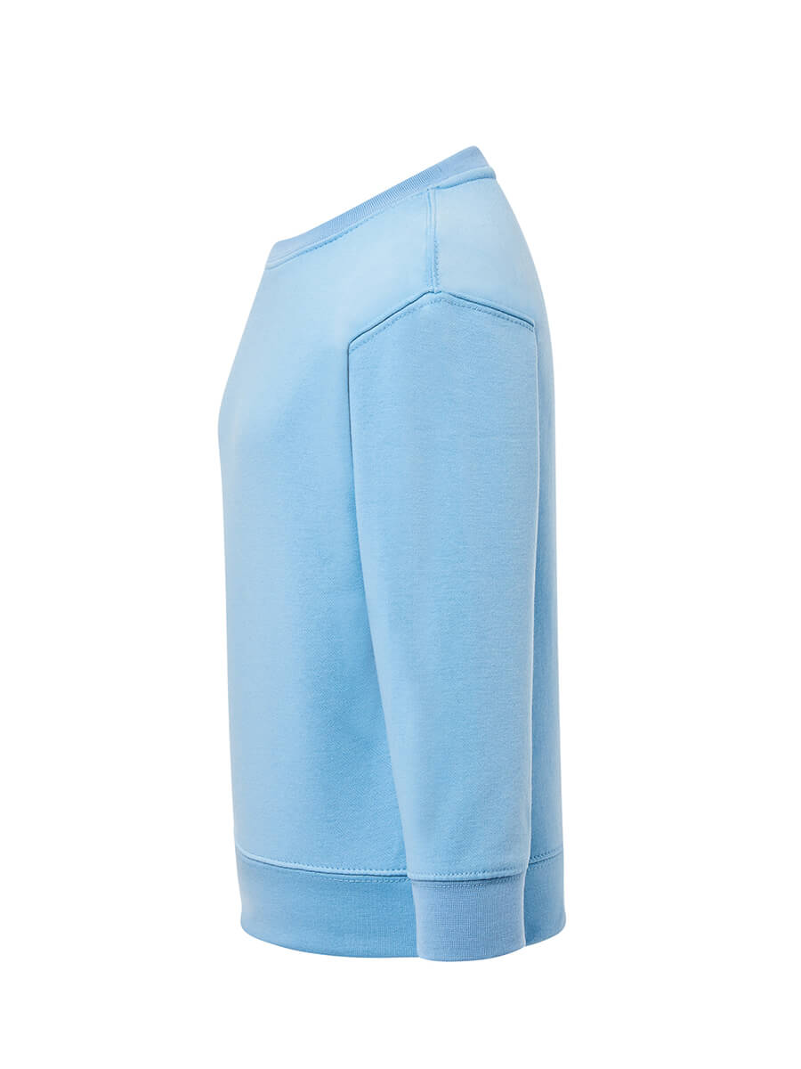 Felpa Bambino Girocollo Premium - Celeste [2]