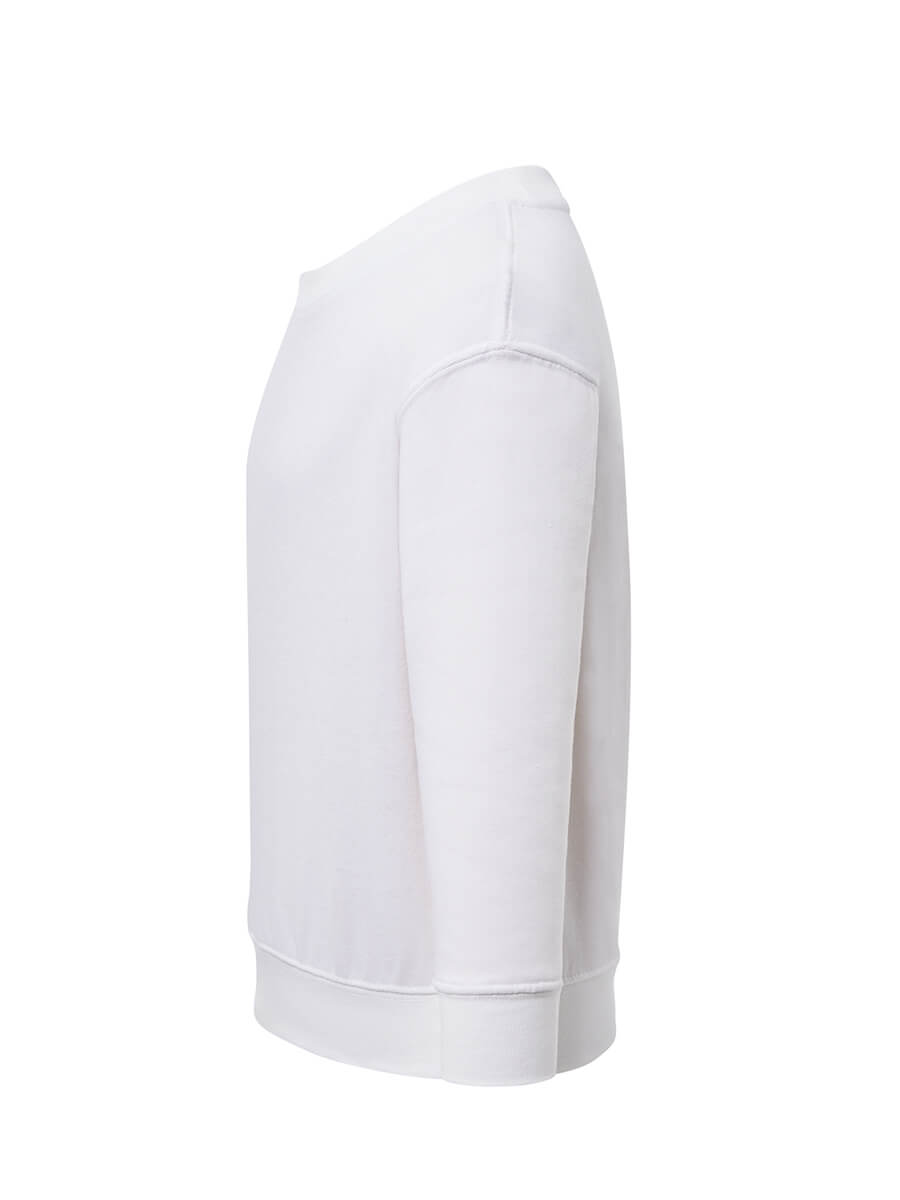 Felpa Bambino Girocollo Premium - Bianco [2]