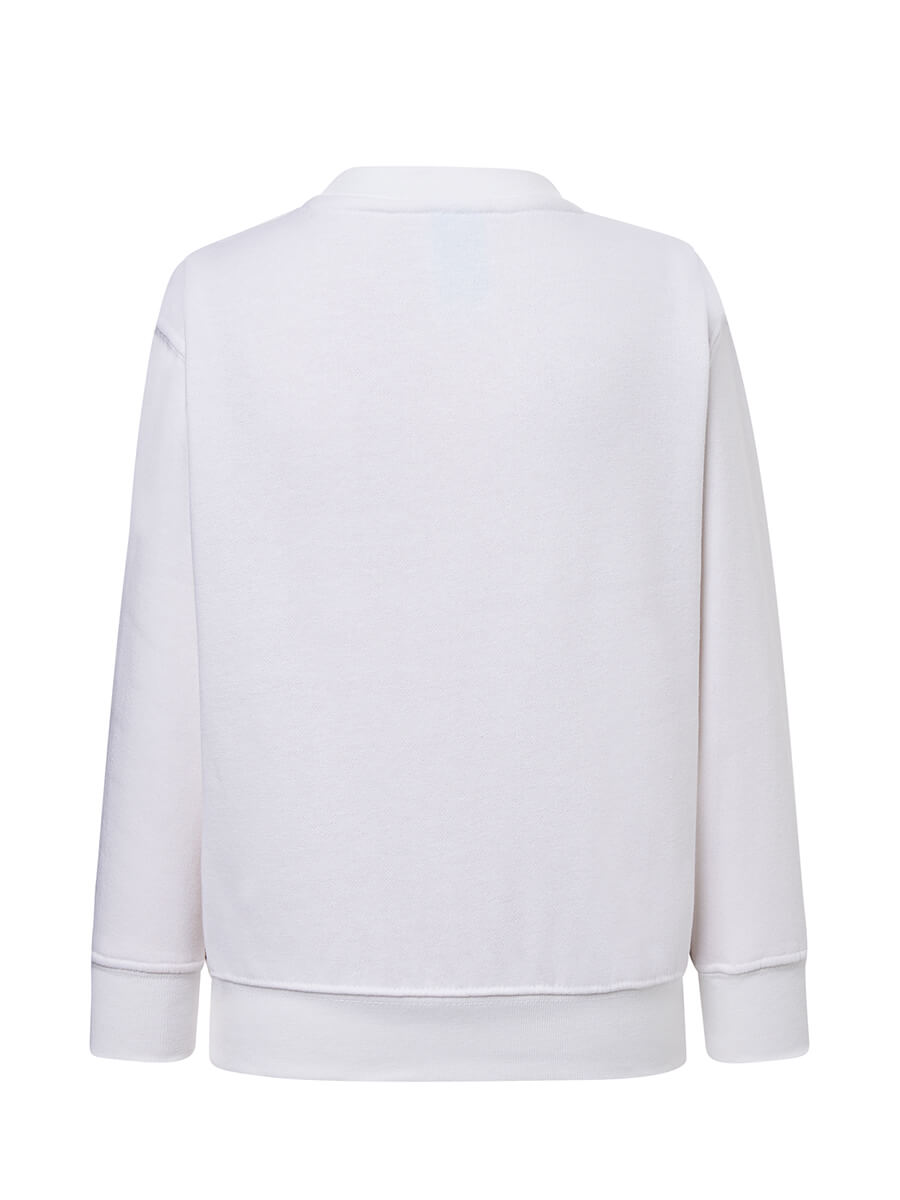 Felpa Bambino Girocollo Premium - Bianco [3]