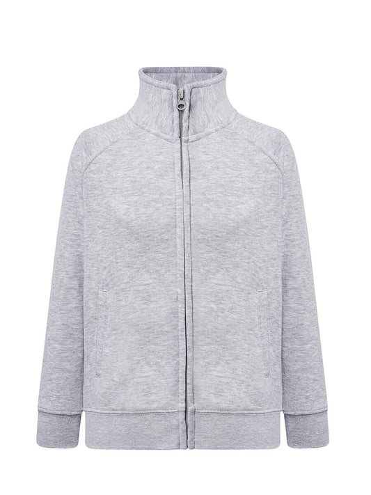 Felpa Full Zip Bambino Premium - Grigio Cenere [1]