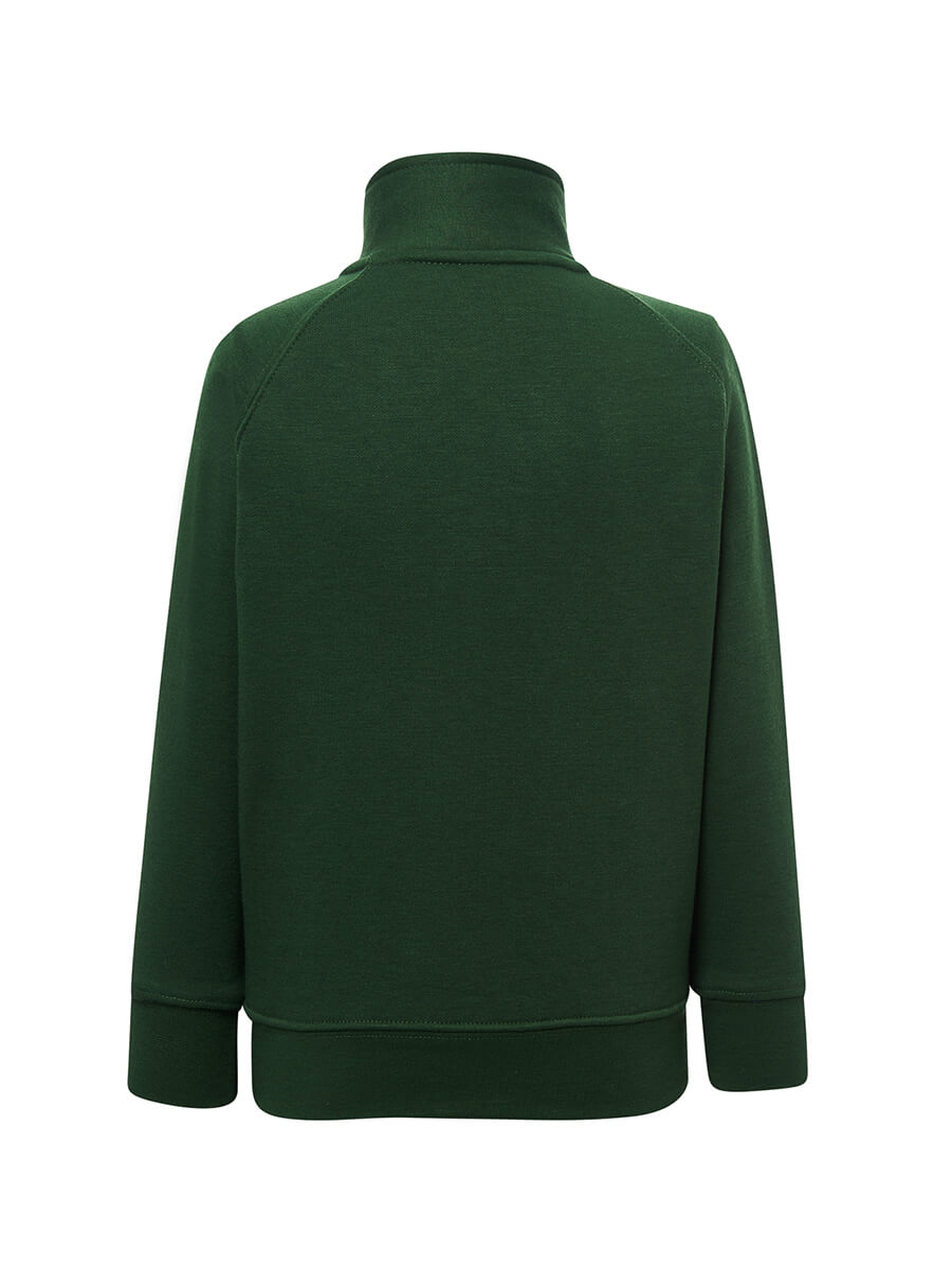 Felpa Full Zip Bambino Premium - Verde Bottiglia [3]